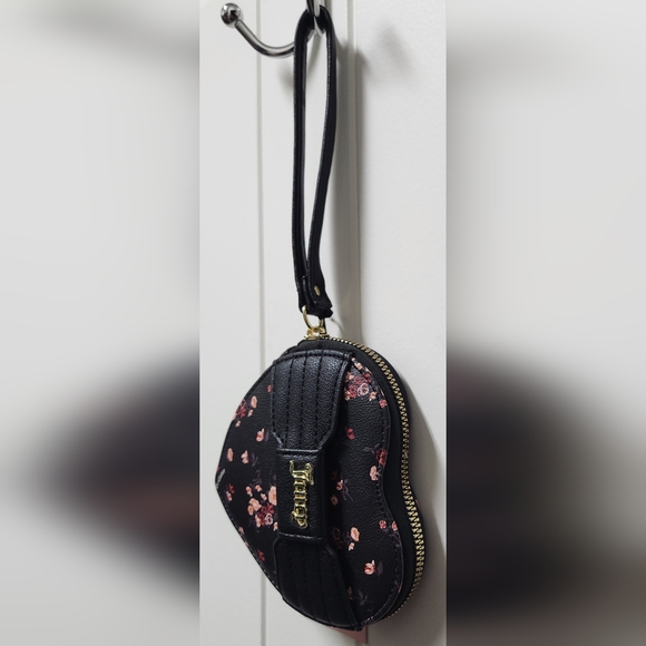 JUICY COUTURE Ditzy Rose Black Pretty Bow Heart Za NWT SALE SALE SALE - Picture 6 of 13